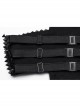 Sexy Halter Neck Black Stretch Velvet Rivet Waist Webbing Drawstring Design Gothic Style Cross Suspender Top