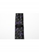 Purple Soft Imitation Silk Comfortable Cross Print Punk Style Tie