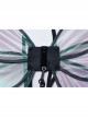 Personalized Black Fantasy Color Simulation Elastic Rubber Band With Hanging Neck Chain Punk Style Fluorescent Butterfly Wings Harness
