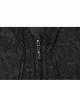 Gorgeous Black Rose Pattern Woven Side Exquisite Buckle Decoration Gothic Style Men's Lapel Vest