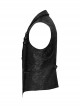 Gorgeous Black Rose Pattern Woven Side Exquisite Buckle Decoration Gothic Style Men's Lapel Vest