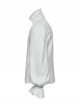 White Gorgeous Shiny Pattern Woven Shoulder Tie Rope Decoration Gothic Style Stand Collar Puff Sleeve Shirt