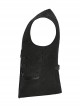 Noble Black Jacquard V Neck Front Panel With Exquisite Dragon Scales Double Breasted Design Gothic Style Gentleman Vest