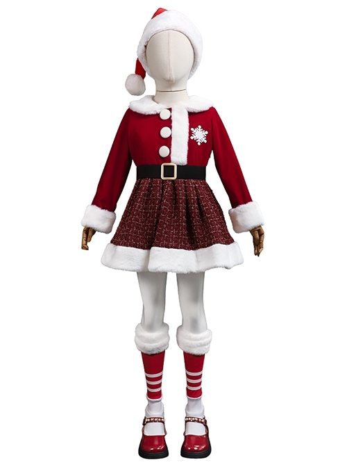 Original Christmas Series Starry Christmas Children Version Halloween Cosplay Costume Set Without Shoes