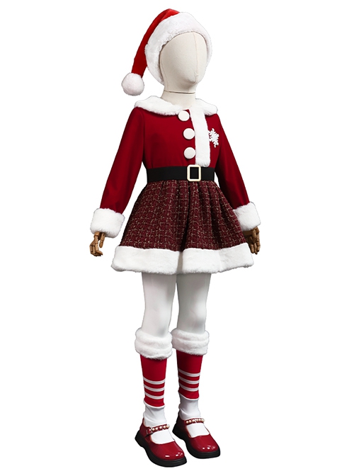 Original Christmas Series Starry Christmas Children Version Halloween Cosplay Costume Set Without Shoes