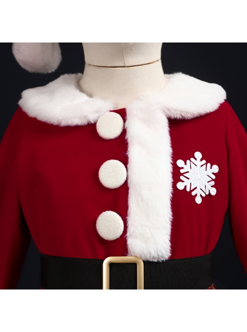 Original Christmas Series Starry Christmas Children Version Halloween Cosplay Costume Set Without Shoes