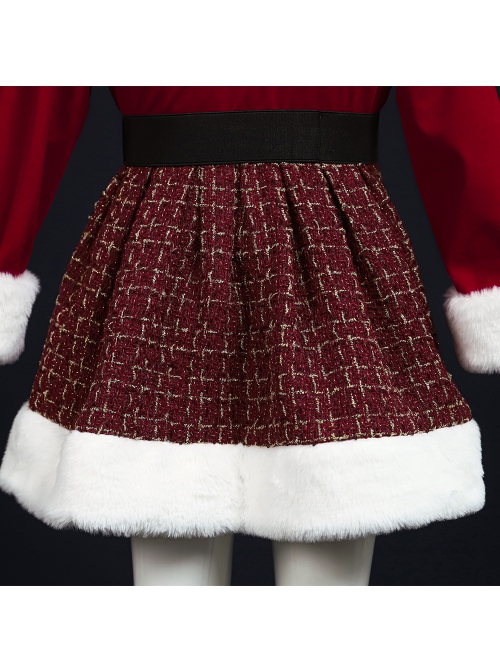 Original Christmas Series Starry Christmas Children Version Halloween Cosplay Costume Set Without Shoes