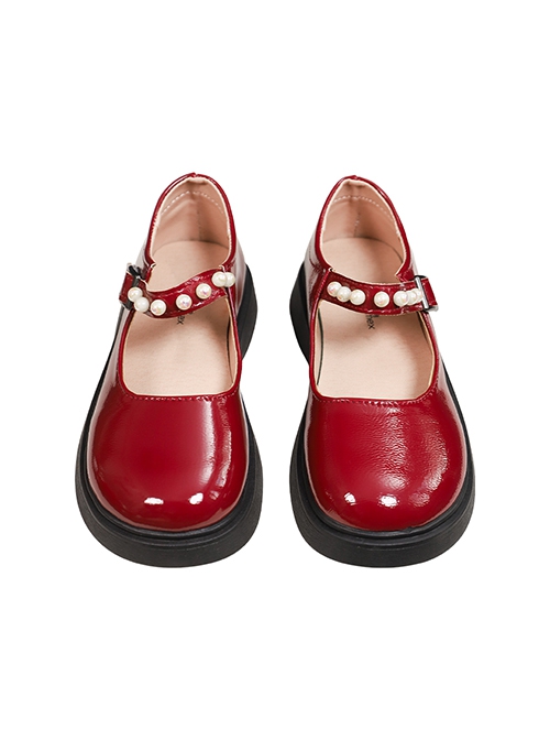Original Christmas Series Starry Christmas Children Version Halloween Cosplay Accessories Red Leather Shoes