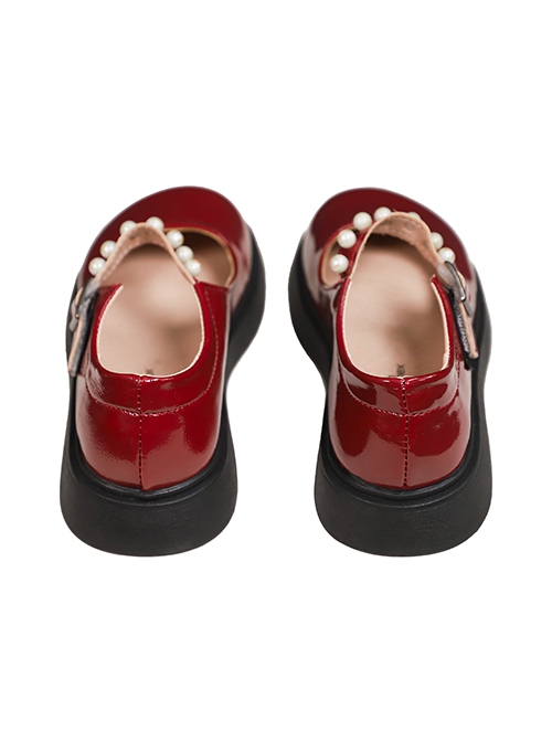 Original Christmas Series Starry Christmas Children Version Halloween Cosplay Accessories Red Leather Shoes