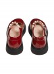 Original Christmas Series Starry Christmas Children Version Halloween Cosplay Accessories Red Leather Shoes