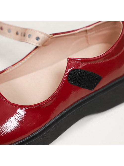Original Christmas Series Starry Christmas Children Version Halloween Cosplay Accessories Red Leather Shoes