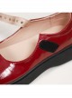 Original Christmas Series Starry Christmas Children Version Halloween Cosplay Accessories Red Leather Shoes