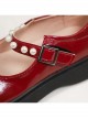 Original Christmas Series Starry Christmas Children Version Halloween Cosplay Accessories Red Leather Shoes