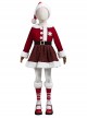 Original Christmas Series Starry Christmas Children Version Halloween Cosplay Accessories Red Leather Shoes