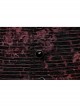 Red Exquisite Non Stretch Jacquard Twill Faux Leather Back Waist Pattern Decorative Loop Design Gothic Style Skull Vest