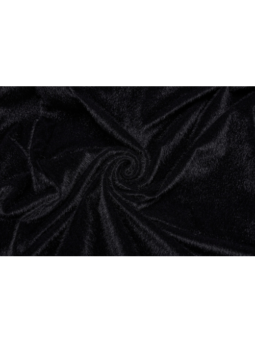 Black And Red Non Elastic Thickened Faux Fur Front Three Dimensional Bat Collar Design Gothic Style Cape