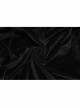 Black Non Elastic Thickened Faux Fur Front Three Dimensional Bat Collar Design Gothic Style Cape