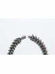 Personalized Retro Tin Alloy Imitation Spine Magnetic Buckle Design Punk Style Doomsday Necklace