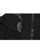 Black Stand Up Collar Wide Shoulders Three Dimensional Armor On The Front With Grid Squares Punk Style Flying Edge Slim Vest