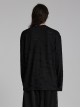 Black Decadent Loose Elastic Ripped Knitted Gothic Style Long Sleeved T-Shirt