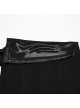 Personalized Non Stretch Twill Woven Waistband Three Dimensional Printing Design With Side Pocket Design Punk Style Men's Skirt