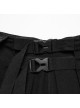 Personalized Non Stretch Twill Woven Waistband Three Dimensional Printing Design With Side Pocket Design Punk Style Men's Skirt
