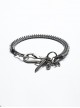 Tin Colored Old Fashioned Spine Side Large Lobster Clasp Design Punk Style Doomsday Leg Chain