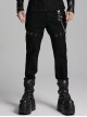 Tin Colored Old Fashioned Spine Side Large Lobster Clasp Design Punk Style Doomsday Leg Chain
