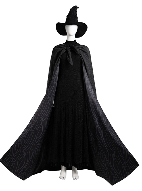 Movie Wicked Elphaba Halloween Cosplay Costume Set Without Shoes