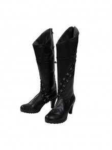 Movie Wicked Elphaba Halloween Cosplay Accessories Black High Heels Boots