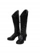Movie Wicked Elphaba Halloween Cosplay Accessories Black High Heels Boots