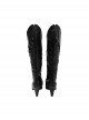 Movie Wicked Elphaba Halloween Cosplay Accessories Black High Heels Boots