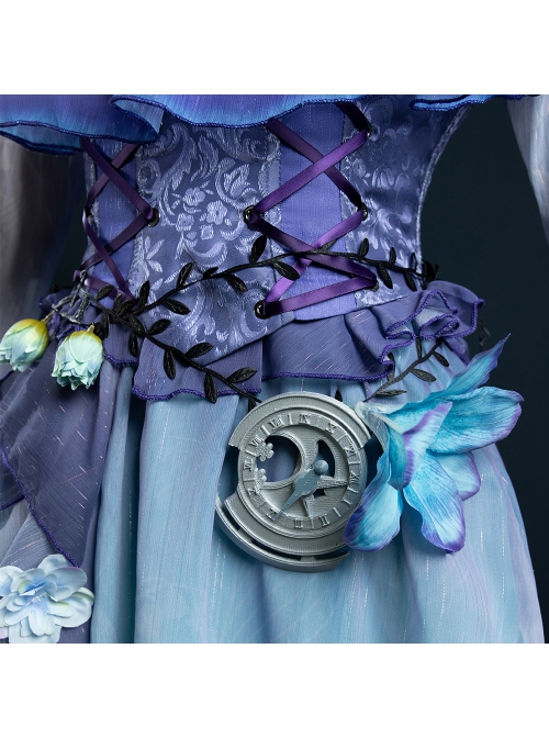 Game Identity V Melly Plinius Entomologist New Skin Ghost Candle Halloween Cosplay Costume Full Set