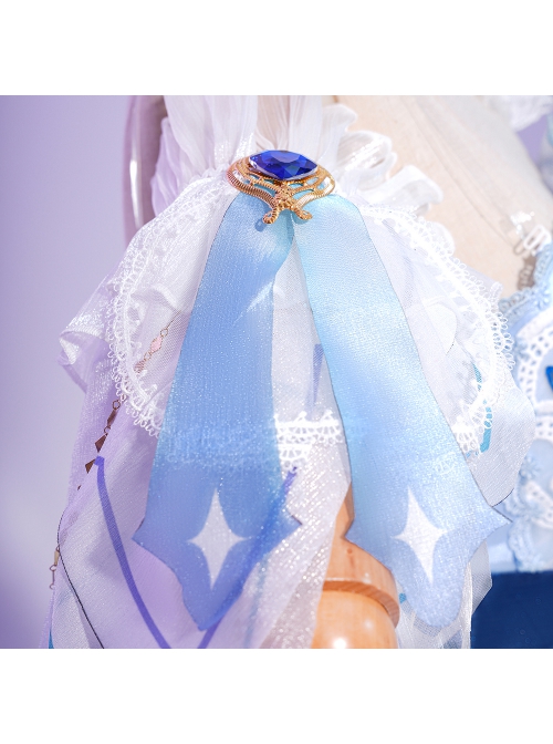 Game Honor Of Kings Da Qiao Love Flower Wedding Dress Halloween Cosplay Costume Full Set