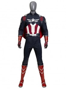 Captain America Brave New World Sam Wilson Halloween Cosplay Costume Set Without Shoes