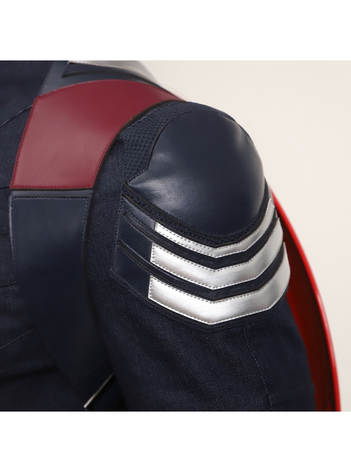 Captain America Brave New World Sam Wilson Halloween Cosplay Costume Set Without Shoes