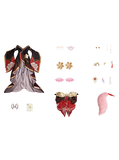 Game Honkai Star Rail Fugue Halloween Cosplay Costume Set Without Shoes