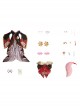 Game Honkai Star Rail Fugue Halloween Cosplay Costume Set Without Shoes