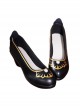 Game Honkai Star Rail Fugue Halloween Cosplay Accessories Black High Heels