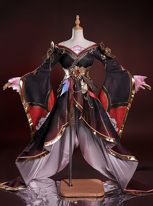 Game Honkai Star Rail Fugue Halloween Cosplay Accessories Black High Heels