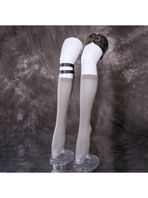 Game Arknights Lappland The Decadenza Halloween Cosplay Costume Set