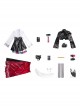 Game Arknights Lappland The Decadenza Halloween Cosplay Costume Set