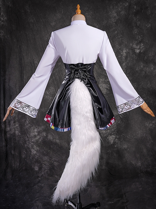 Game Arknights Lappland The Decadenza Halloween Cosplay Costume Set
