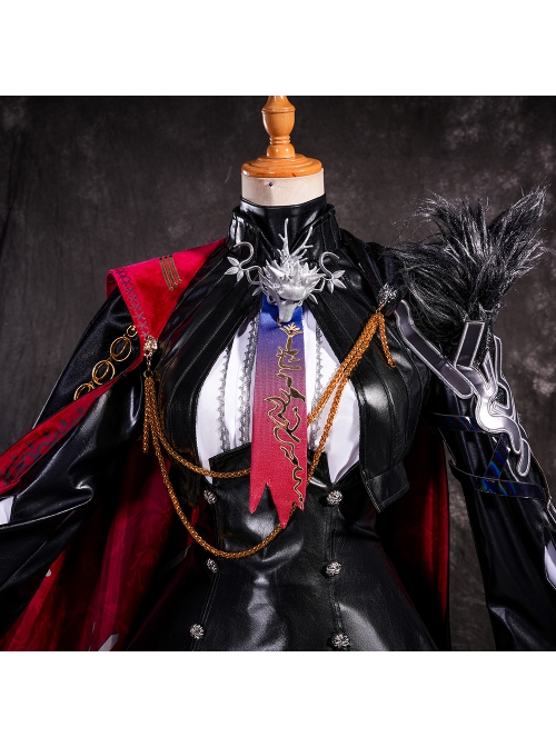 Game Arknights Lappland The Decadenza Halloween Cosplay Costume Set