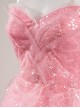 Wicked Glinda Wedding Dress Affordable Version Halloween Cosplay Costume Set