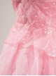 Wicked Glinda Wedding Dress Affordable Version Halloween Cosplay Costume Set