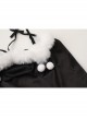 Hollow Backless Binding Bands Hidden Buttons Open Crotch Bunny Girl Jumpsuit Christmas Uniform Sexy Lingerie Set