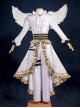 Blue Lock Chigiri Hyoma White Angel Costume Halloween Cosplay Costume Full Set