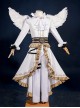 Blue Lock Chigiri Hyoma White Angel Costume Halloween Cosplay Costume Full Set