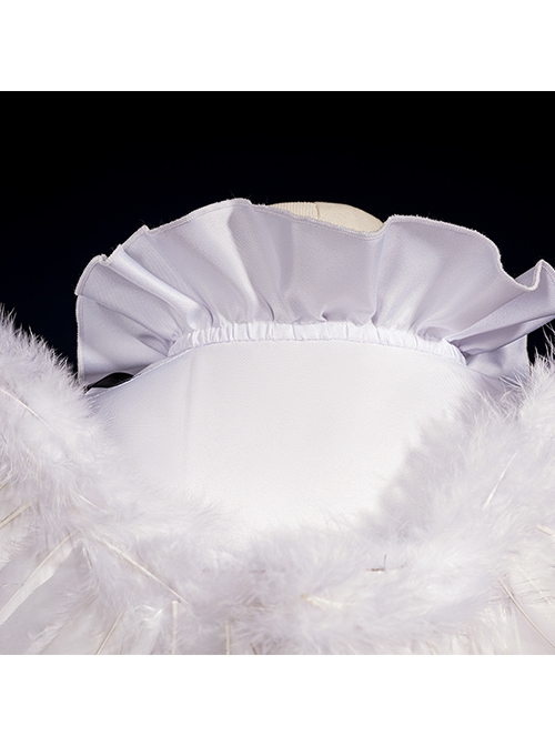 Blue Lock Chigiri Hyoma White Angel Costume Halloween Cosplay Costume Full Set